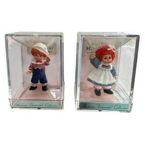 Hallmark Vintage Madame Alexander Mop Top Billy & Wendy Figurines NWT
